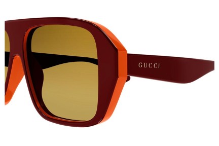 Okulary przeciwsłoneczne Gucci GG1615S 003 Prostokątne Czerwone