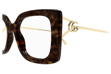 Okulary korekcyjne Gucci GG1567O 002 Prostokątne Havana