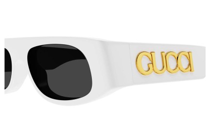 Okulary przeciwsłoneczne Gucci GG1771S 002 Prostokątne Białe