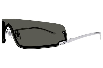 Okulary przeciwsłoneczne Gucci GG1561S 001 Pojedyncze | Shield Srebrne