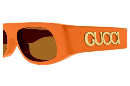 Okulary przeciwsłoneczne Gucci GG1771S 007 Prostokątne Pomarańczowe