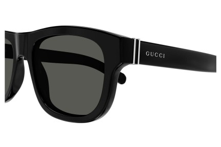 Okulary przeciwsłoneczne Gucci GG1509S 001 Prostokątne Czarne