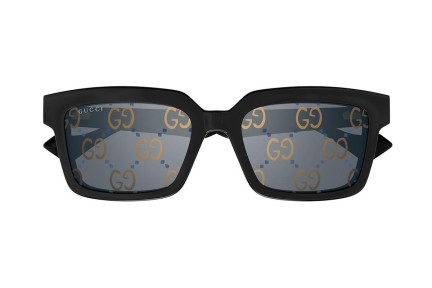 Okulary przeciwsłoneczne Gucci GG1543S 001 Prostokątne Czarne