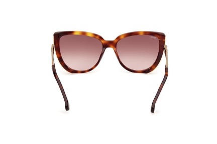 Okulary przeciwsłoneczne Max Mara MM0095 52F Kocie oczy Havana