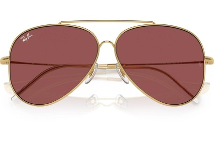 Okulary przeciwsłoneczne Ray-Ban Aviator Reverse RBR0101S 001/69 Pilotki (Aviator) Złote