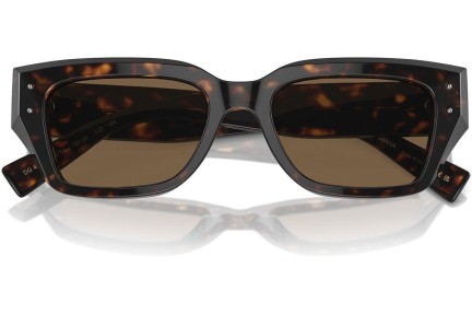 Okulary przeciwsłoneczne Dolce & Gabbana DG4462 502/73 Kocie oczy Havana