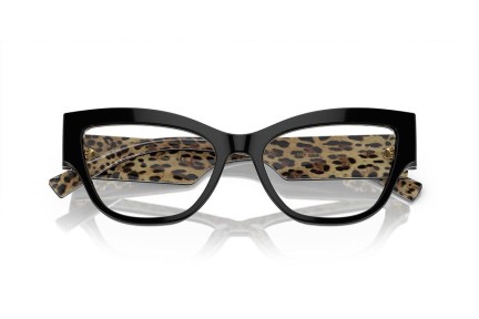 Okulary korekcyjne Dolce & Gabbana DG3378 3299 Kocie oczy Czarne