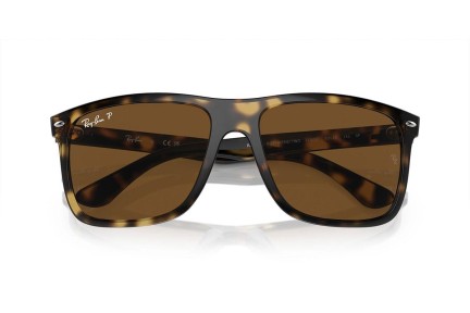 Okulary przeciwsłoneczne Ray-Ban Boyfriend Two RB4547 710/57 Polarized Kwadratowe Havana