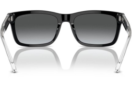 Okulary przeciwsłoneczne Emporio Armani EA4224 5017T3 Polarized Prostokątne Czarne