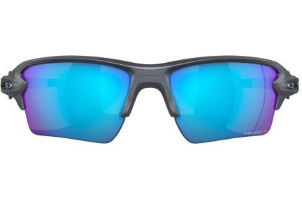 Okulary przeciwsłoneczne Oakley Flak 2.0 XL OO9188 9188J3 Polarized Prostokątne Niebieskie