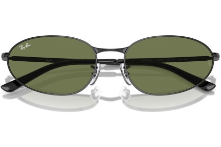 Okulary przeciwsłoneczne Ray-Ban RB3734 002/B1 Owalne Czarne