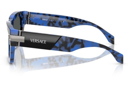 Okulary przeciwsłoneczne Versace VE4464 545887 Prostokątne Havana