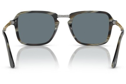 Okulary przeciwsłoneczne Persol PO3330S 12003R Polarized Prostokątne Zielone