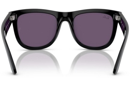 Okulary przeciwsłoneczne Ray-Ban Wayfarer Reverse RBR0502S 66771A Kwadratowe Czarne