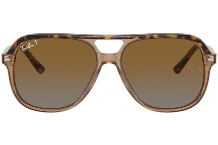 Okulary przeciwsłoneczne Ray-Ban Junior RJ9096S 7152T5 Polarized Pilotki (Aviator) Brązowe