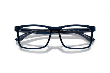 Okulary korekcyjne Emporio Armani EA3227 6047 Prostokątne Niebieskie