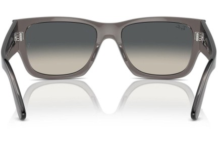 Okulary przeciwsłoneczne Ray-Ban Carlos RB0947S 667571 Prostokątne Szare