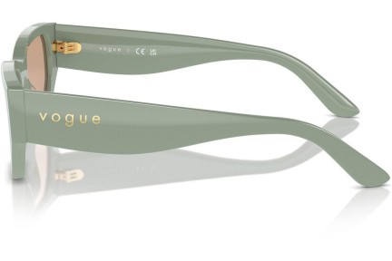 Okulary przeciwsłoneczne Vogue Eyewear VO5586S 3161/3 Prostokątne Zielone