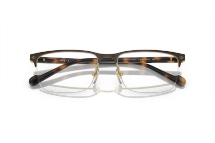 Okulary korekcyjne Vogue Eyewear VO4292 5190S Prostokątne Brązowe