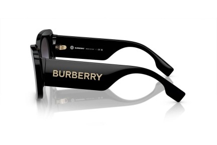 Okulary przeciwsłoneczne Burberry BE4410 30018G Kwadratowe Czarne