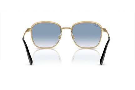 Okulary przeciwsłoneczne Ray-Ban RB3720 90003F Kwadratowe Złote