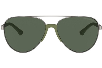 Okulary przeciwsłoneczne Emporio Armani EA2059 300371 Pilotki (Aviator) Zielone