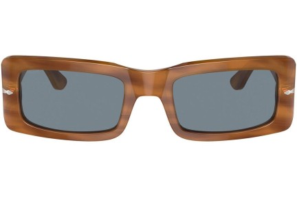 Okulary przeciwsłoneczne Persol PO3332S 960/56 Prostokątne Havana