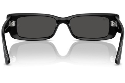 Okulary przeciwsłoneczne Ray-Ban RB4425 667787 Prostokątne Czarne