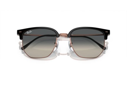 Okulary przeciwsłoneczne Ray-Ban New Clubmaster RB4416 672071 Browline Szare