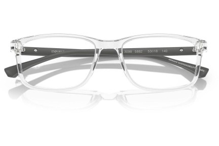 Okulary korekcyjne Emporio Armani EA3098 5882 Kwadratowe Przezroczyste