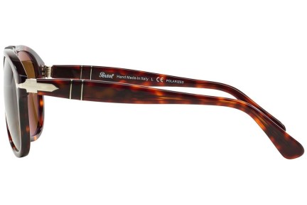 Okulary przeciwsłoneczne Persol 649 Series PO0649 24/57 Polarized Pilotki (Aviator) Havana