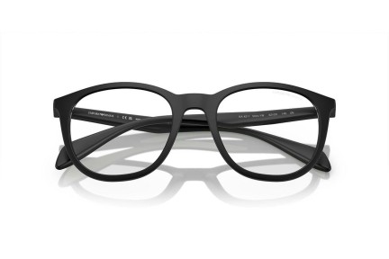 Okulary korekcyjne Emporio Armani EA4211 50011W Okrągłe Czarne