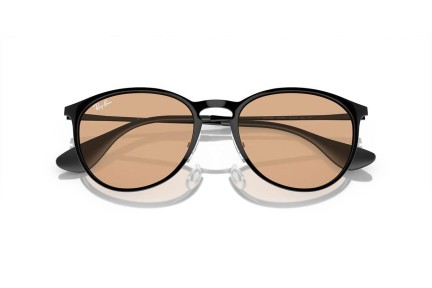 Okulary przeciwsłoneczne Ray-Ban Erika Metal RB3539 002/93 Okrągłe Czarne