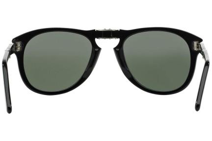 Okulary przeciwsłoneczne Persol Folding 714 Series PO0714 95/31 Pilotki (Aviator) Czarne