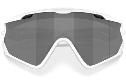 Okulary przeciwsłoneczne Oakley Wind Jacket 2.0 OO9418 941830 Pojedyncze | Shield Białe