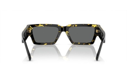 Okulary przeciwsłoneczne Versace VE4459 542887 Prostokątne Havana