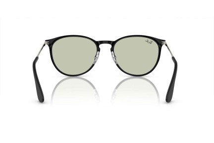 Okulary przeciwsłoneczne Ray-Ban Erika Metal RB3539 9268/2 Okrągłe Czarne