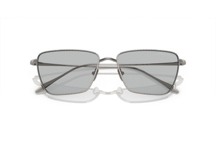 Okulary przeciwsłoneczne Giorgio Armani AR6153 301087 Kwadratowe Srebrne