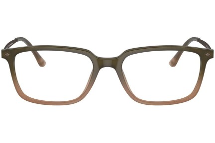 Okulary korekcyjne Giorgio Armani AR7183 5982 Prostokątne Brązowe