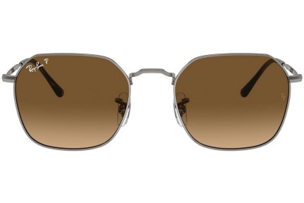 Okulary przeciwsłoneczne Ray-Ban Jim RB3694 004/M2 Polarized Kwadratowe Szare