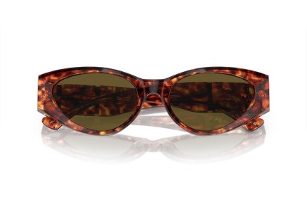 Okulary przeciwsłoneczne Versace VE4454 543773 Kocie oczy Havana