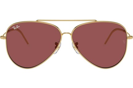 Okulary przeciwsłoneczne Ray-Ban Aviator Reverse RBR0101S 001/69 Pilotki (Aviator) Złote