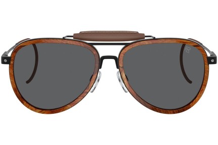 Okulary przeciwsłoneczne Ralph Lauren The Roadster RL7080Q 9304B1 Pilotki (Aviator) Brązowe