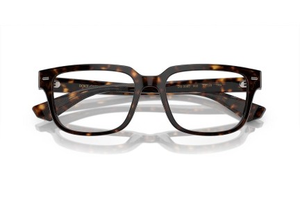 Okulary korekcyjne Dolce & Gabbana DG3380 502 Prostokątne Havana