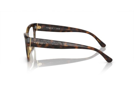 Okulary korekcyjne Vogue Eyewear VO5528 W656 Kocie oczy Havana