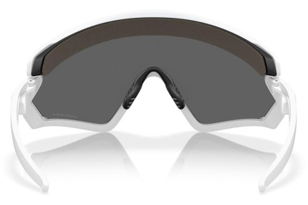 Okulary przeciwsłoneczne Oakley Wind Jacket 2.0 OO9418 941830 Pojedyncze | Shield Białe