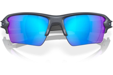 Okulary przeciwsłoneczne Oakley Flak 2.0 XL OO9188 9188J3 Polarized Prostokątne Niebieskie