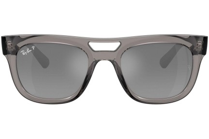 Okulary przeciwsłoneczne Ray-Ban RB4426 672582 Polarized Kwadratowe Szare