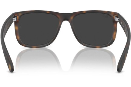 Okulary przeciwsłoneczne Ray-Ban Justin RB4165 865/87 Polarized Kwadratowe Havana