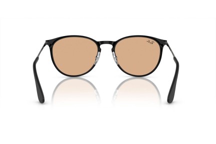 Okulary przeciwsłoneczne Ray-Ban Erika Metal RB3539 002/93 Okrągłe Czarne